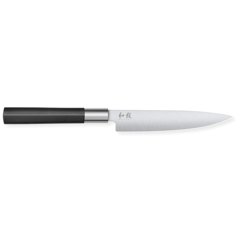Παντοσύναχτο μαχαίρι Kai Wasabi Black - Μήκος 15 εκατοστών: Υψηλή απόδοση κοπής και άνεση χρήσης Παντοσύναχτο μαχαίρι Kai Wasabi Black - Μήκος 15 εκατοστών: Υψηλή απόδοση κοπής και άνεση χρήσης