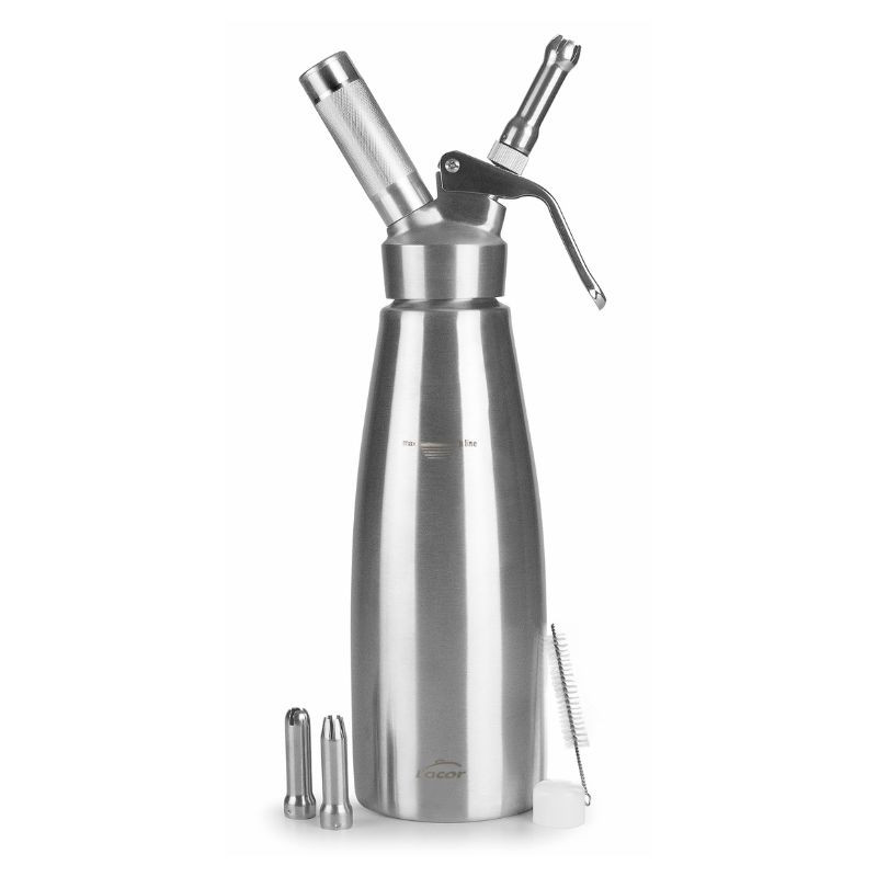 Siphon à Crème Lacor - Ø 90mm - 1L - Qualité Professionnelle Siphon à Crème Lacor - Ø 90mm - 1L - Qualité Professionnelle