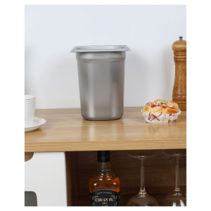 Δοχείο Gastronorm GN 1/6 από ανοξείδωτο χάλυβα - Βάθος 200 χιλιοστά - 3,4 L Dynasteel: Ανθεκτικό και πρακτικό