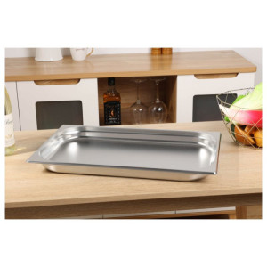 Δίσκος Gastronorm GN 1/1 από ανοξείδωτο χάλυβα Dynasteel - 4 L: Ποιότητα και ευελιξία